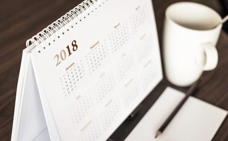 Kalender 2018 für Excel